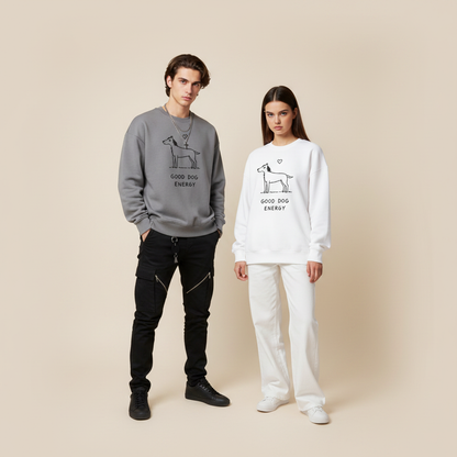 Good Dog Energy Doodle Crewneck C1133