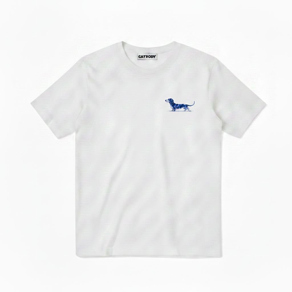 Long Dog Short Temper Dachshund Funny Graphic Tee