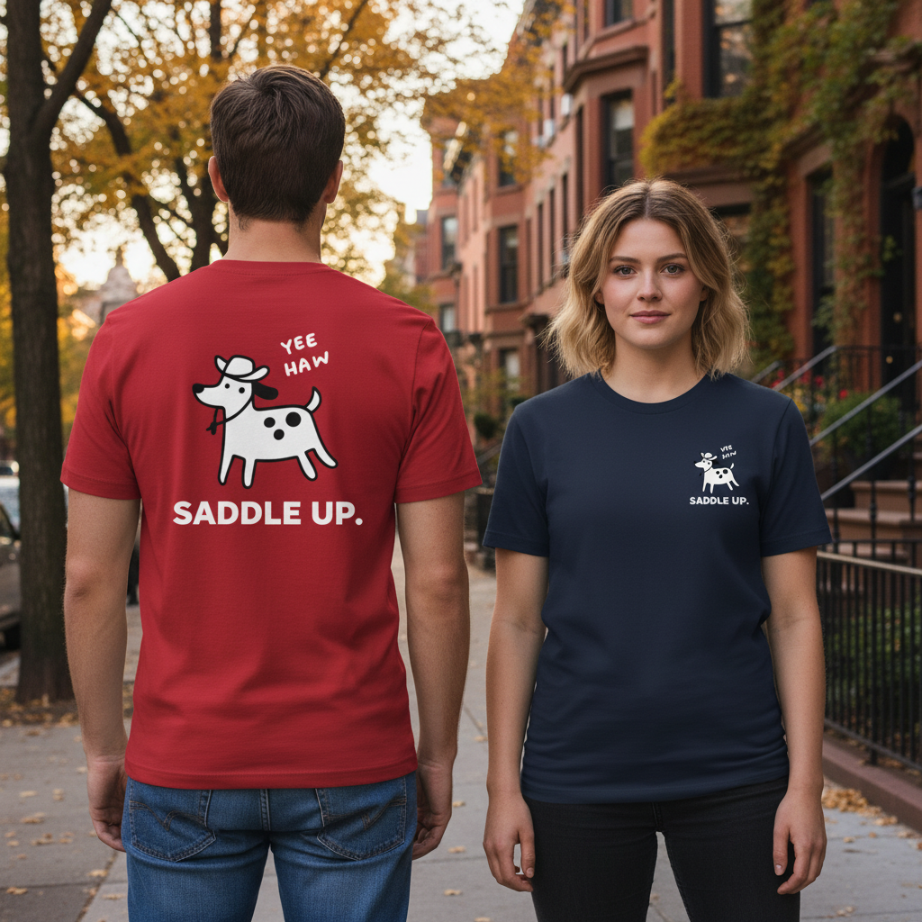 Yee Haw. Saddle Up. Tee