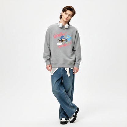 Noodles Doodles Dachshund Artist Crewneck C1134
