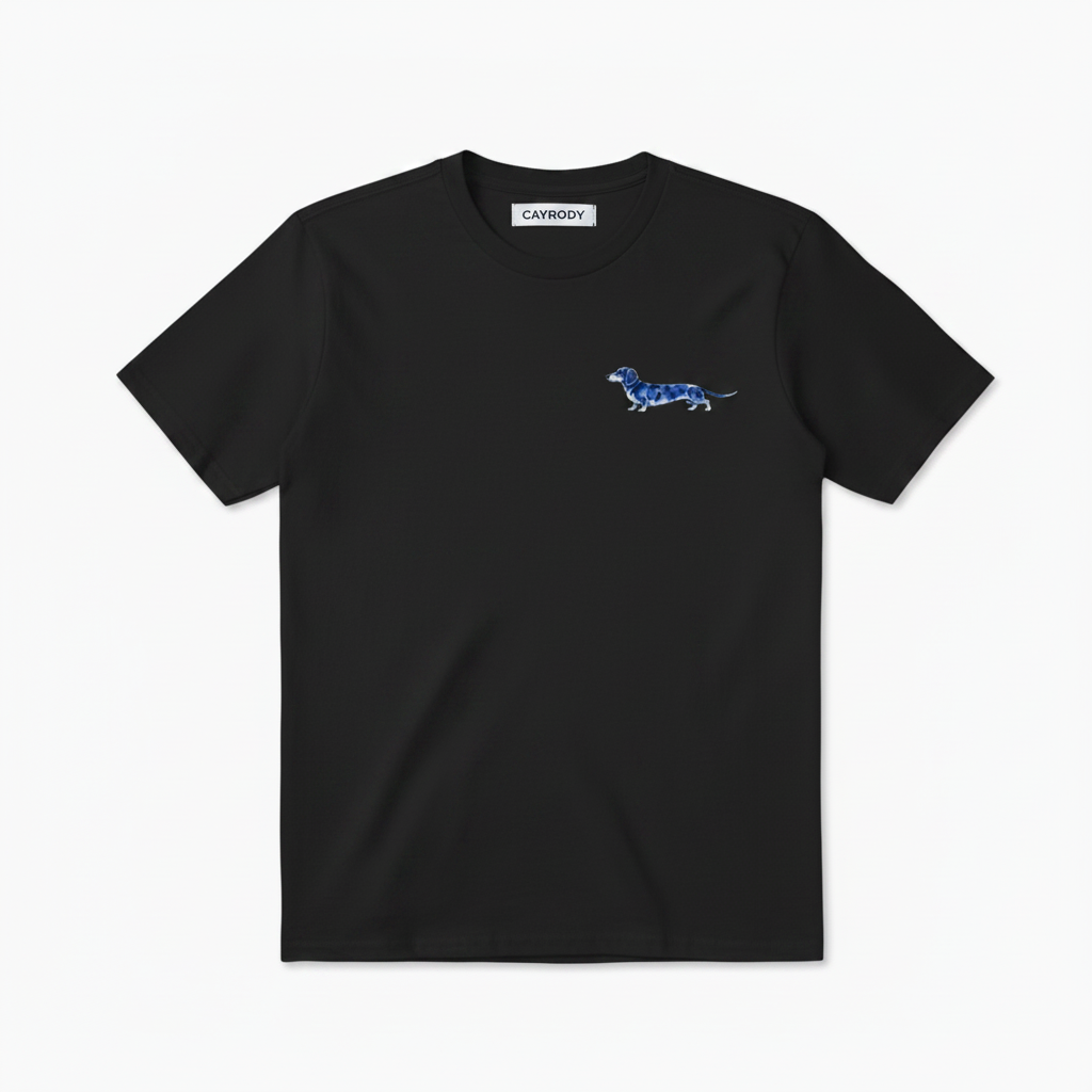 Long Dog Short Temper Dachshund Funny Graphic Tee
