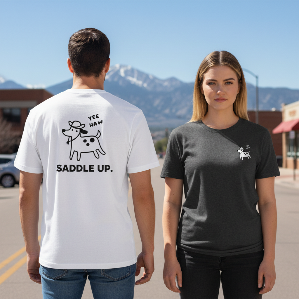 Yee Haw. Saddle Up. Tee