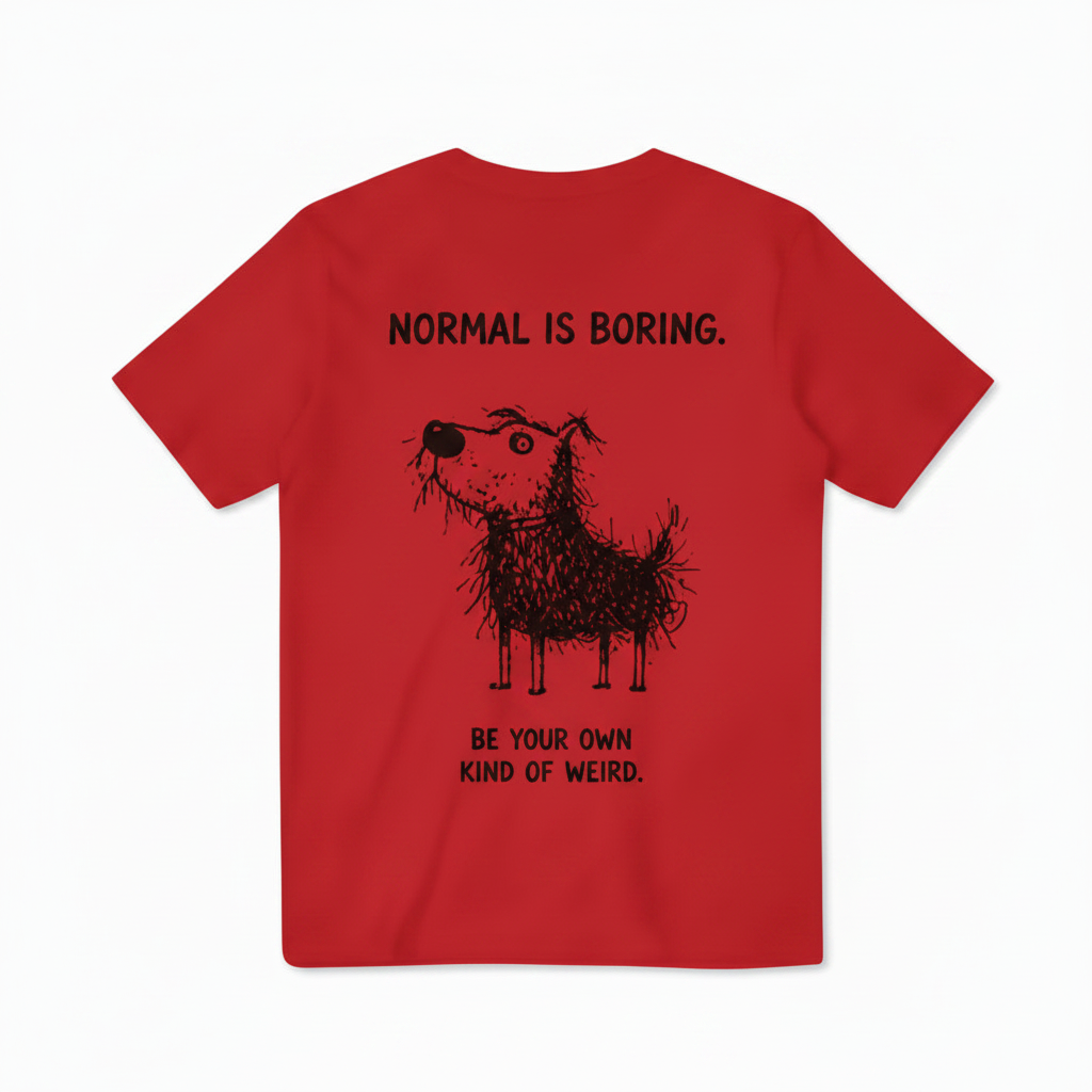 Normal Is Boring Dog Tee