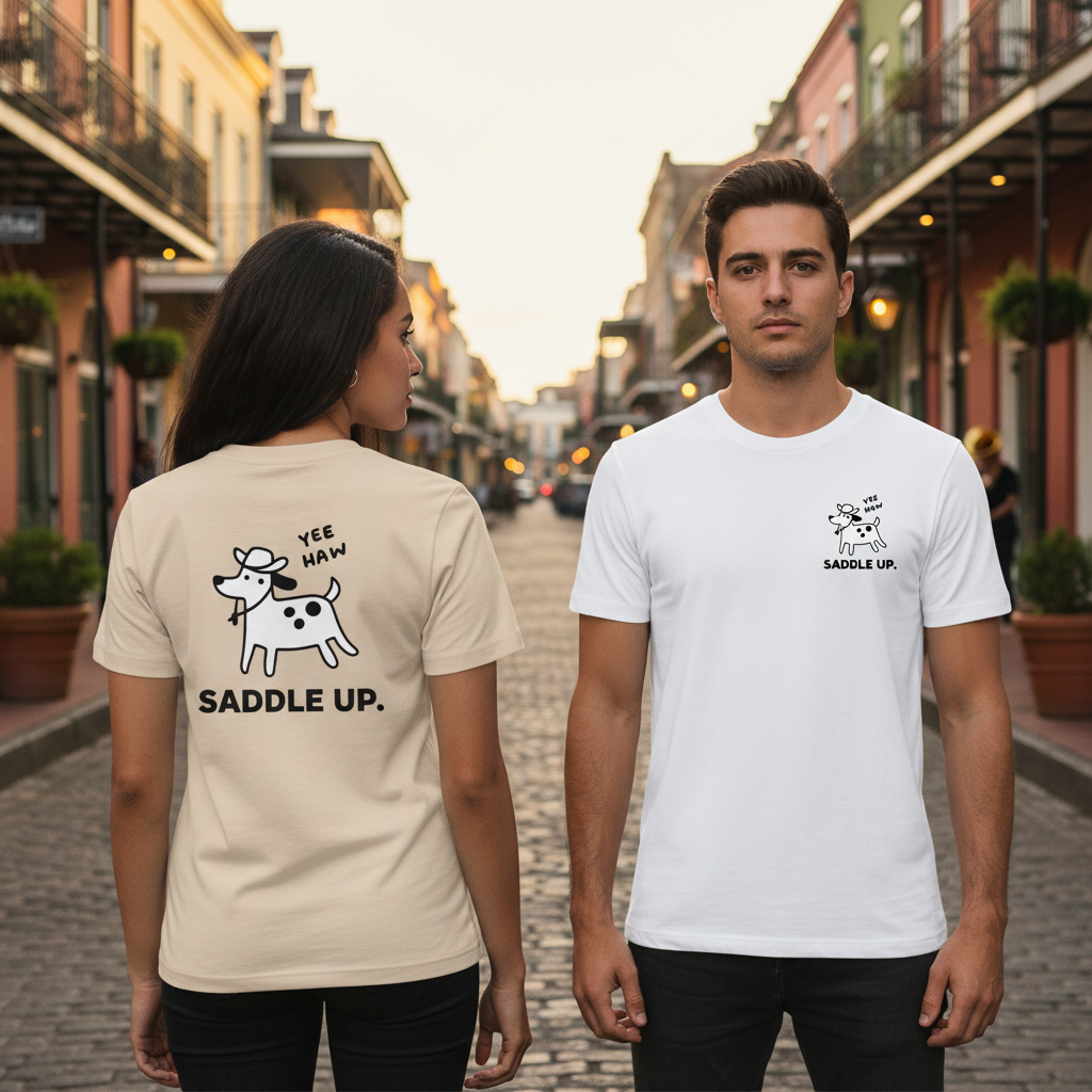 Yee Haw. Saddle Up. Tee