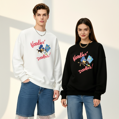 Noodles Doodles Dachshund Artist Crewneck C1134