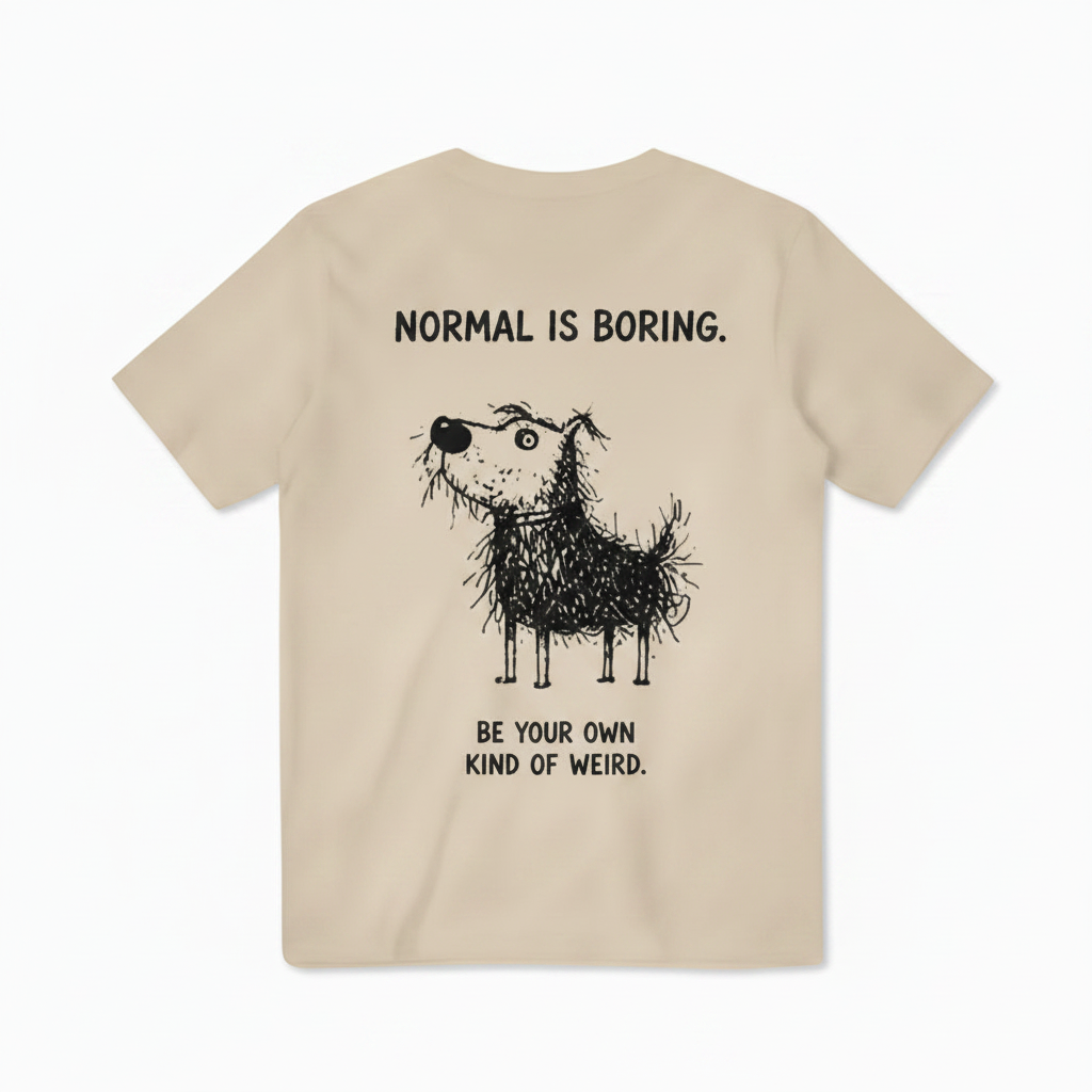 Normal Is Boring Dog Tee