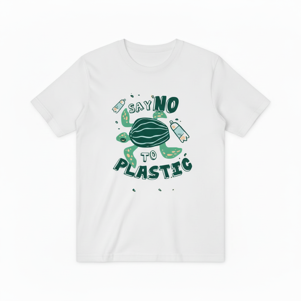 Save the Ocean Turtle Environmental Awareness Gift Idea T-Shirt T6009