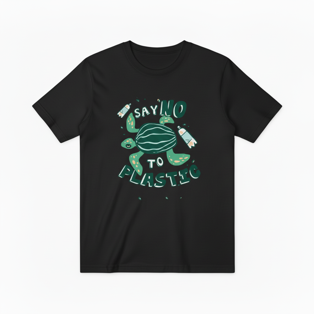 Save the Ocean Turtle Environmental Awareness Gift Idea T-Shirt T6009