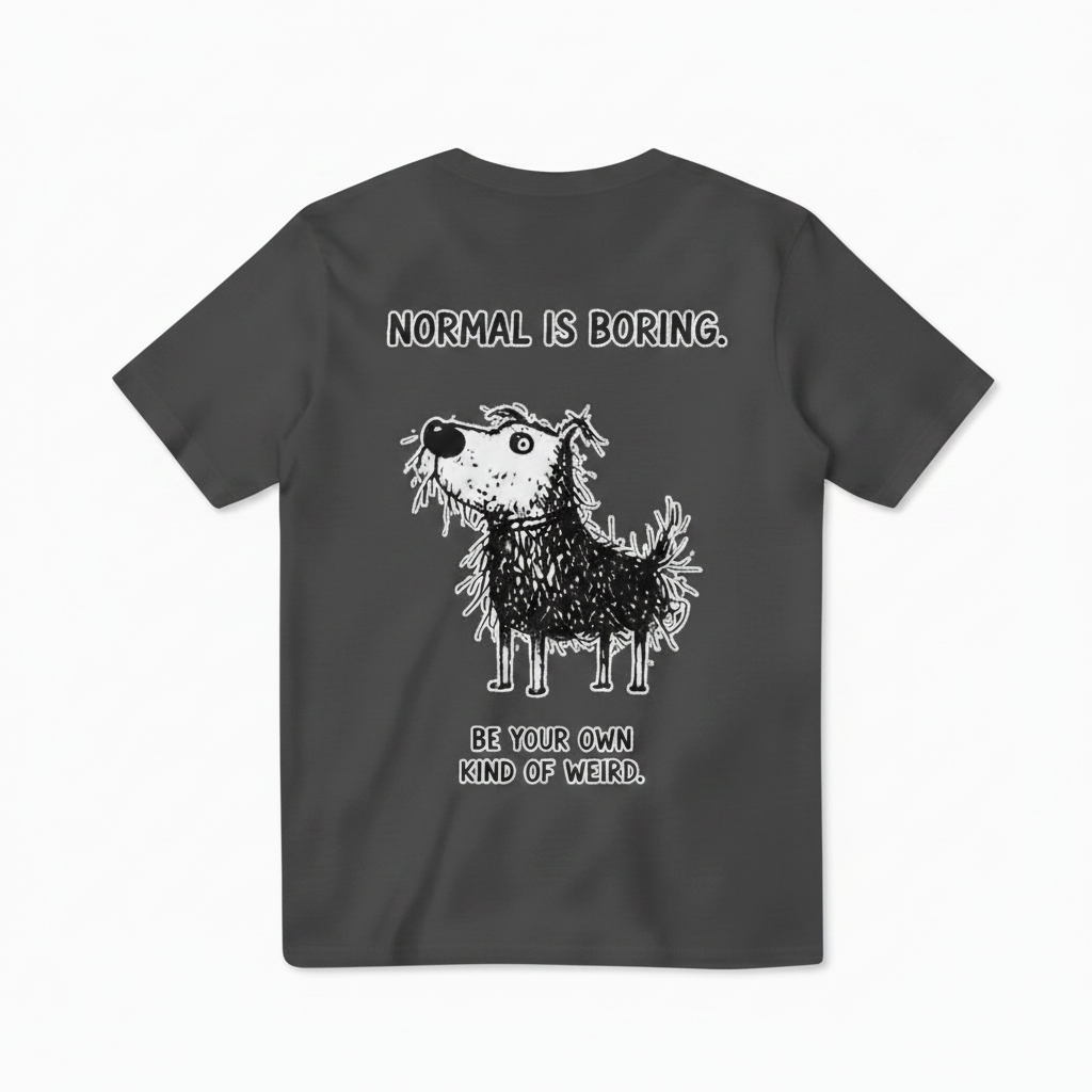 Normal Is Boring Dog Tee