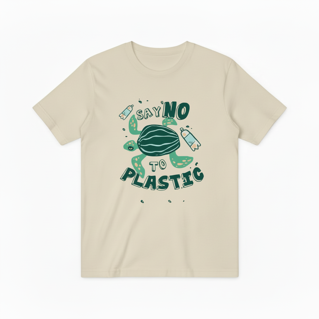 Save the Ocean Turtle Environmental Awareness Gift Idea T-Shirt T6009