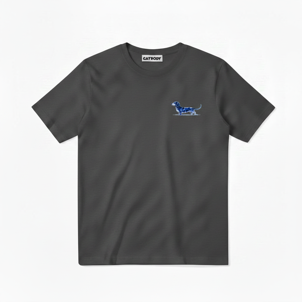 Long Dog Short Temper Dachshund Funny Graphic Tee