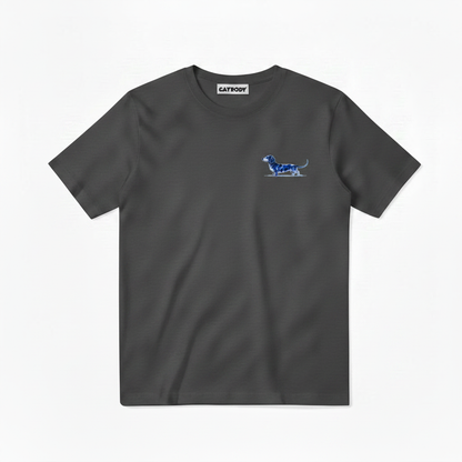 Long Dog Short Temper Dachshund Funny Graphic Tee