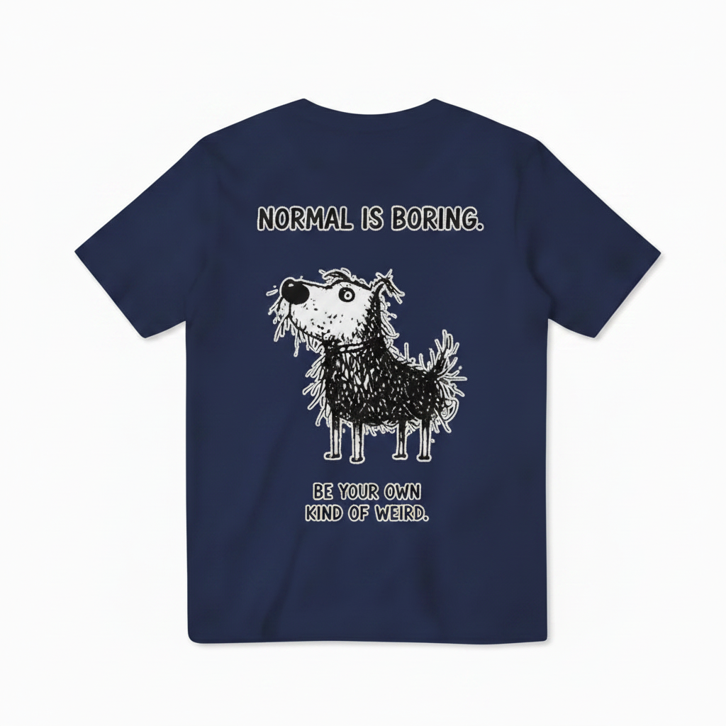 Normal Is Boring Dog Tee