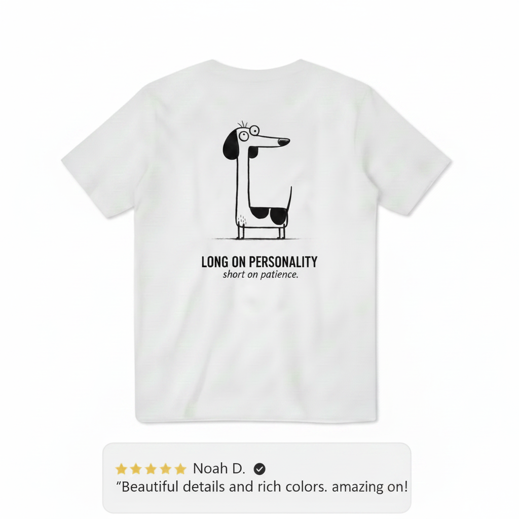 Long on Personality. Short on Patience. Tee