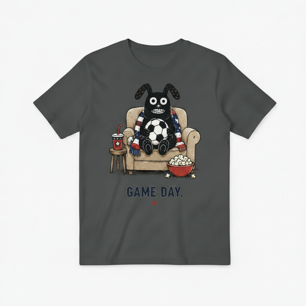 Game Day Funny Soccer Fan Graphic Tee