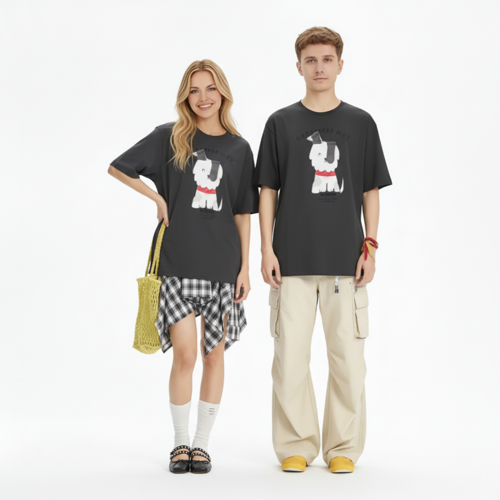 Do You See Me Funny Dog Graphic Tee T7079
