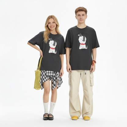 Do You See Me Funny Dog Graphic Tee T7079