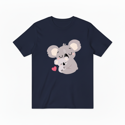Sweet Koala Family T-Shirt with Heart Design T6000