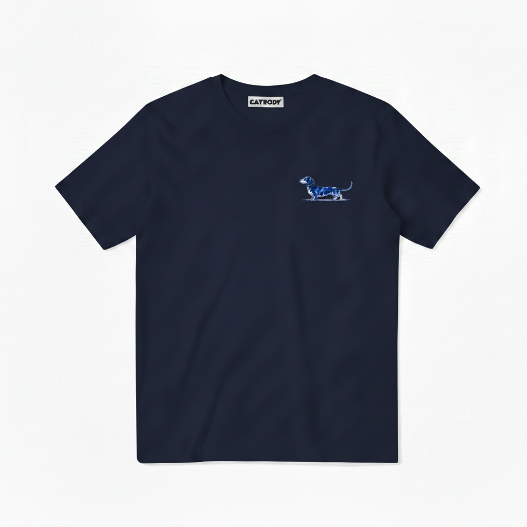 Long Dog Short Temper Dachshund Funny Graphic Tee