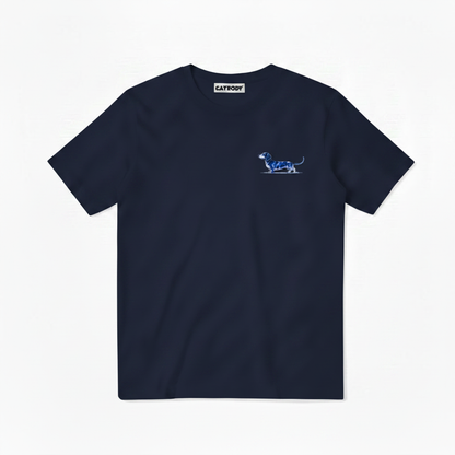 Long Dog Short Temper Dachshund Funny Graphic Tee