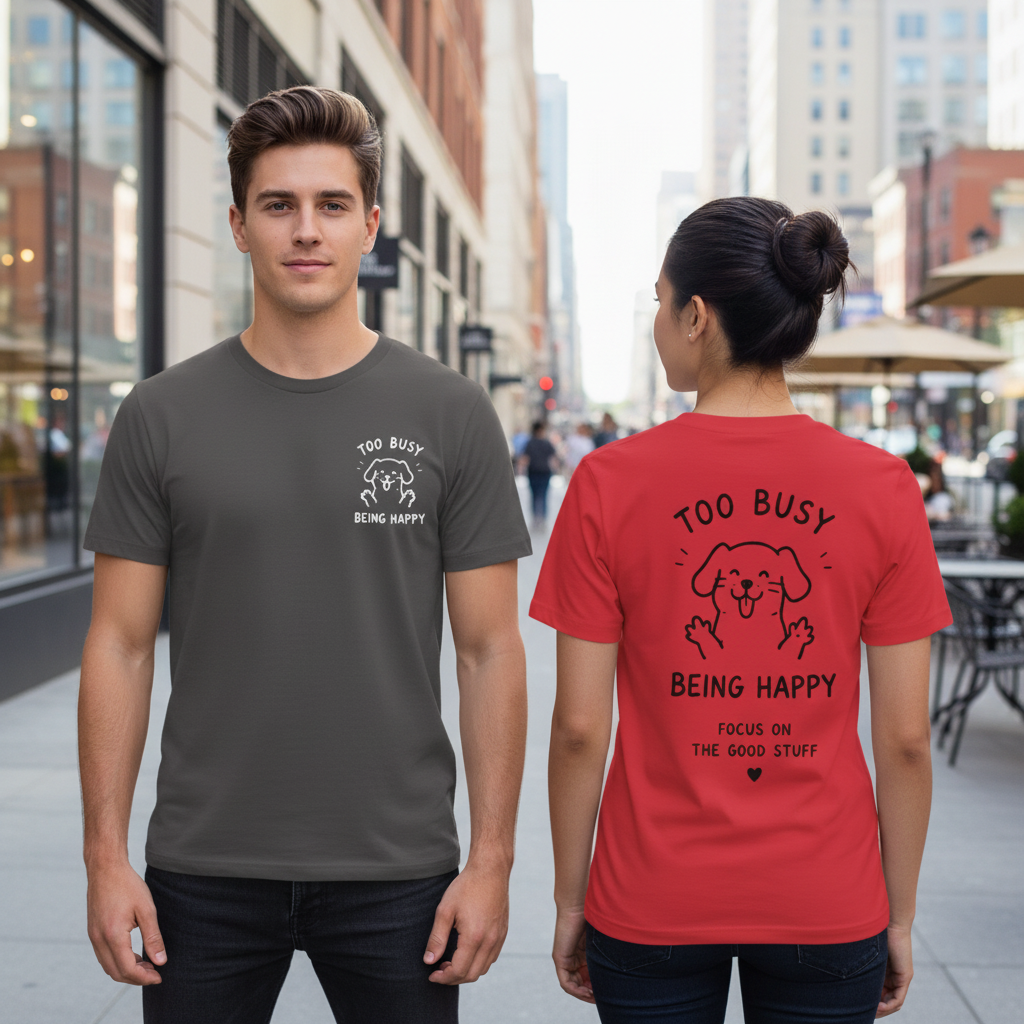 Too Busy Being Happy Tee