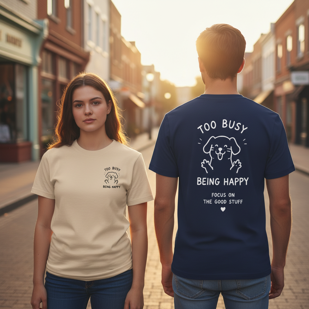 Too Busy Being Happy Tee