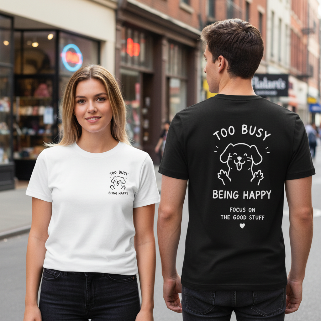 Too Busy Being Happy Tee