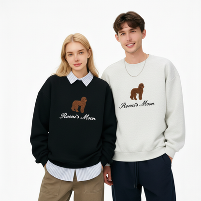 Rooni's Moon Brown Poodle Pet Crewneck C1029
