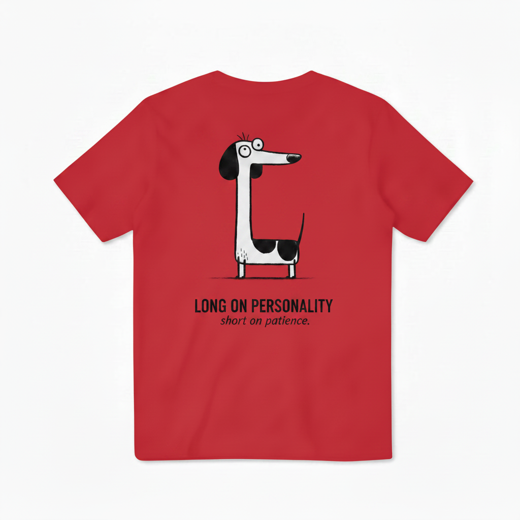 Long on Personality. Short on Patience. Tee