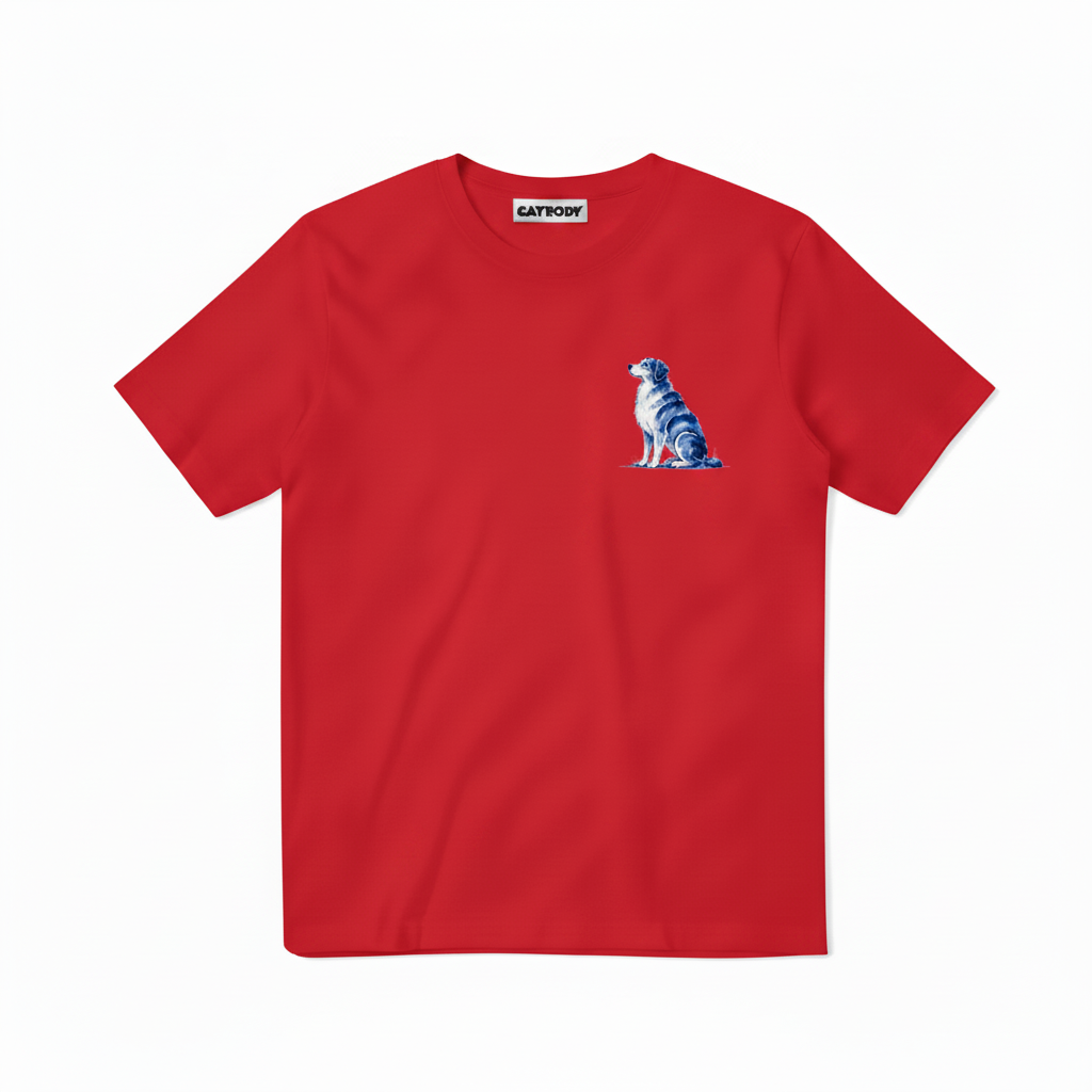 Born to Roam Built for Adventure Aussie Dog Graphic Tee