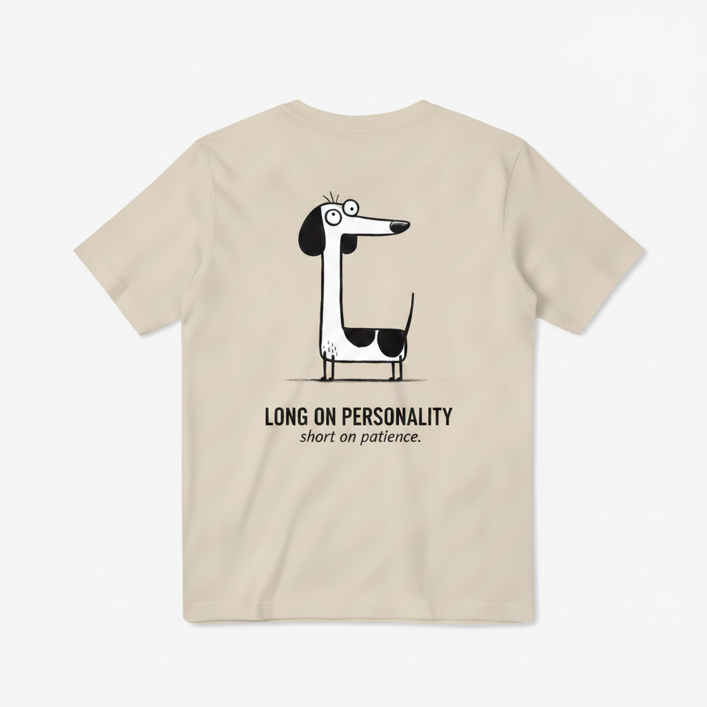 Long on Personality. Short on Patience. Tee