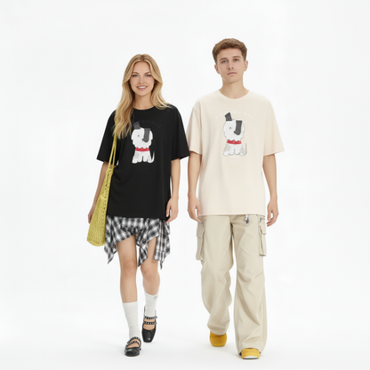 Do You See Me Funny Dog Graphic Tee T7079