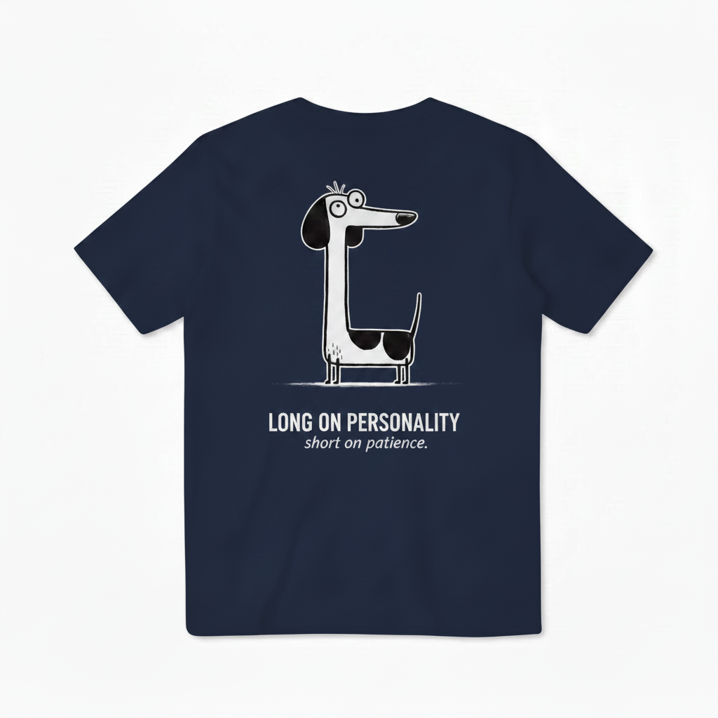 Long on Personality. Short on Patience. Tee