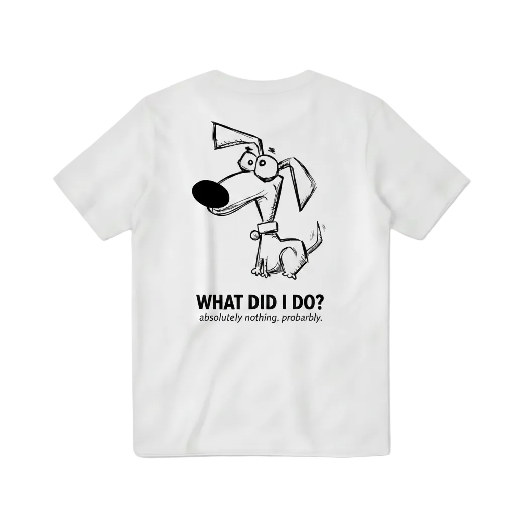 What Did I Do? Absolutely Nothing. Probably. Tee