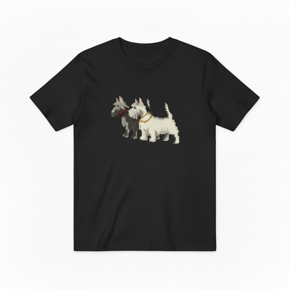 Scottish Terrier Pair Graphic Sweater Vintage Dog Lover Gift T7073