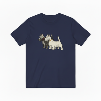 Scottish Terrier Pair Graphic Sweater Vintage Dog Lover Gift T7073