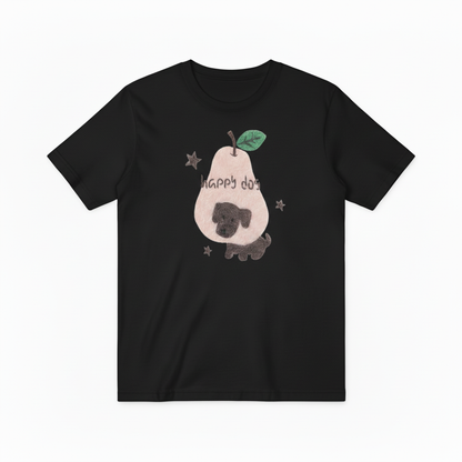 Happy Dog Pear Graphic Sweater Cute Dog Lover Gift T7074