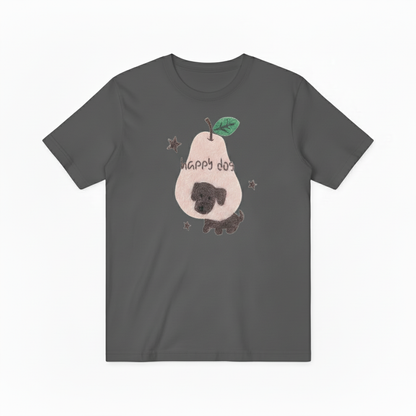 Happy Dog Pear Graphic Sweater Cute Dog Lover Gift T7074