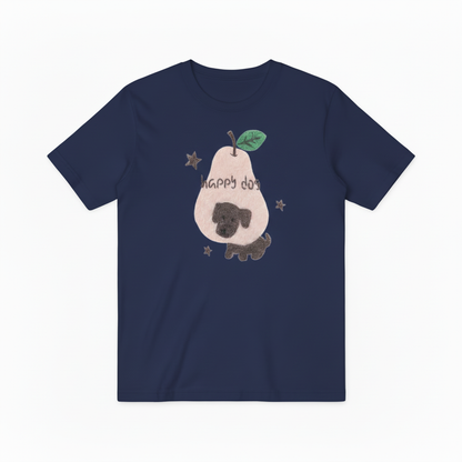 Happy Dog Pear Graphic Sweater Cute Dog Lover Gift T7074