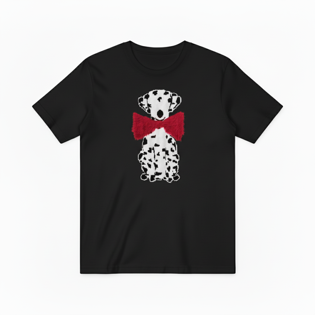 Dalmatian Bow Tie Graphic Sweater Chic Dog Lover Gift T7075