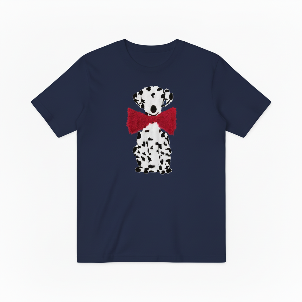 Dalmatian Bow Tie Graphic Sweater Chic Dog Lover Gift T7075