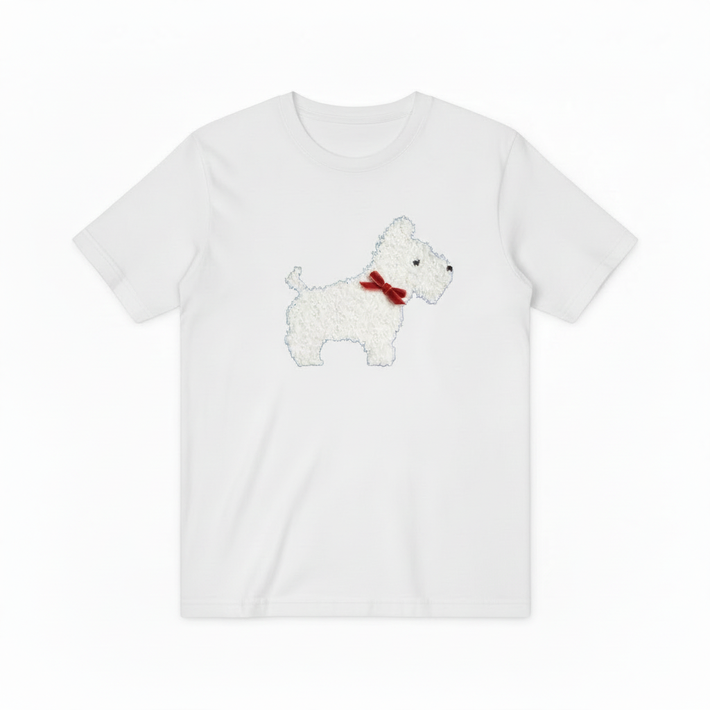 Westie Dog Graphic Sweater Classic Navy Dog Lover Gift T7076