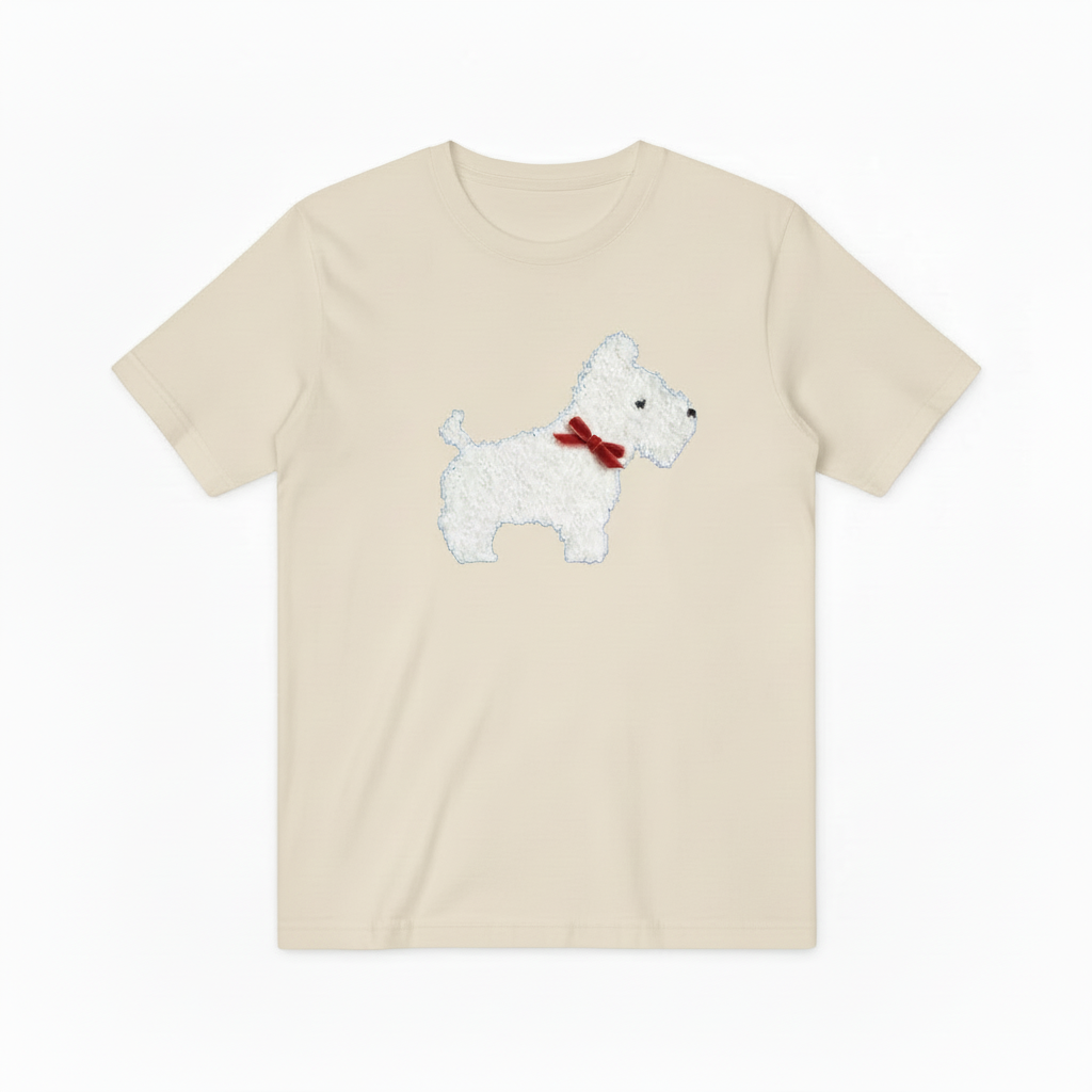 Westie Dog Graphic Sweater Classic Navy Dog Lover Gift T7076