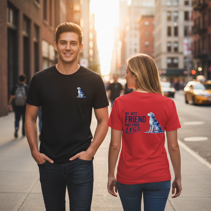 My Best Friend Has Four Legs Dog Graphic Tee