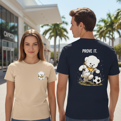 Prove It Fluffy Dog Soccer Graphic Tee