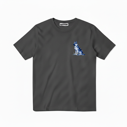 The Dog Runs It Funny German Shepherd Graphic Tee