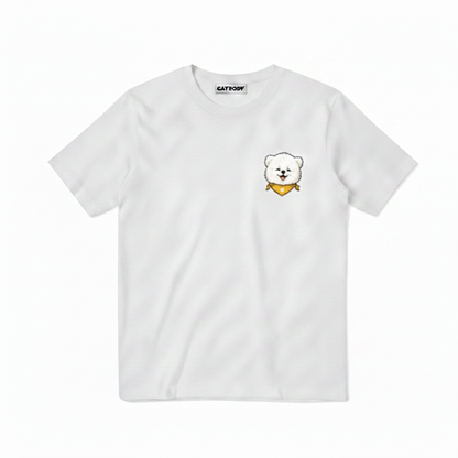 Game Day Fluffy Dog Soccer Fan Graphic Tee