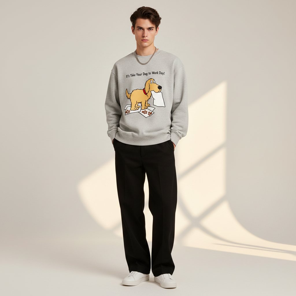 Take Your Dog To Work Day Crewneck C1143