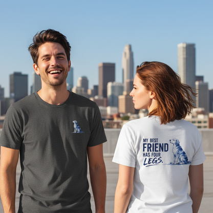 My Best Friend Has Four Legs Dog Graphic Tee