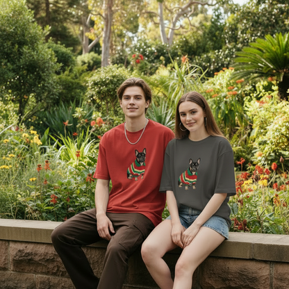 红色男款+深灰女款 植物园